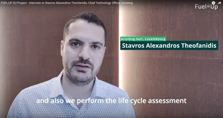 FUEL-UP EU Project – Interview to Stavros Alexandros Theofanidis, Chief Technology Officer, Aristeng